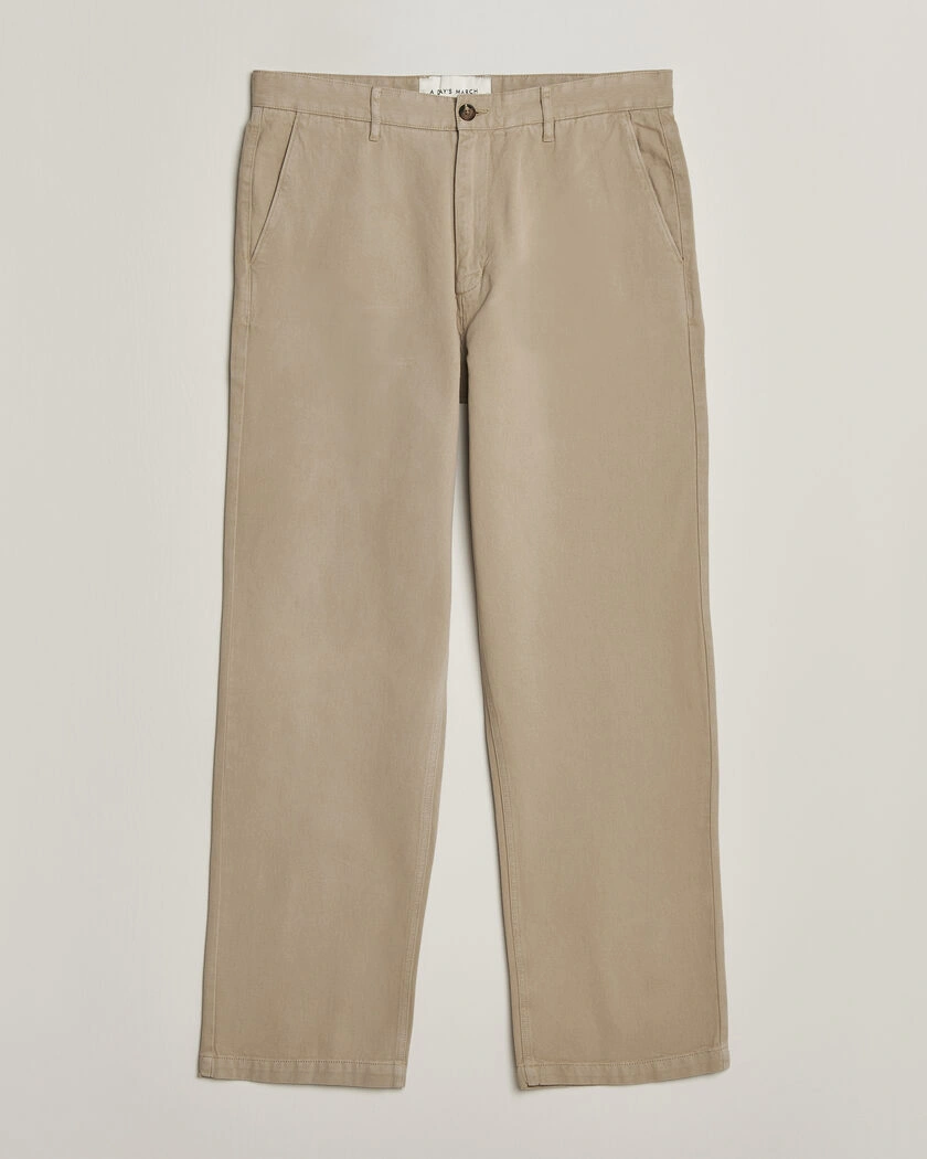 A Day's March Redwood Cotton Chinos Khaki – Beige