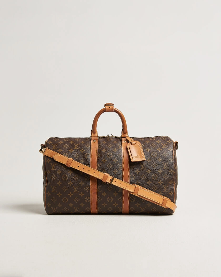 Louis Vuitton Pre-Owned Keepall 45 Bandoulière Monogram – Brun