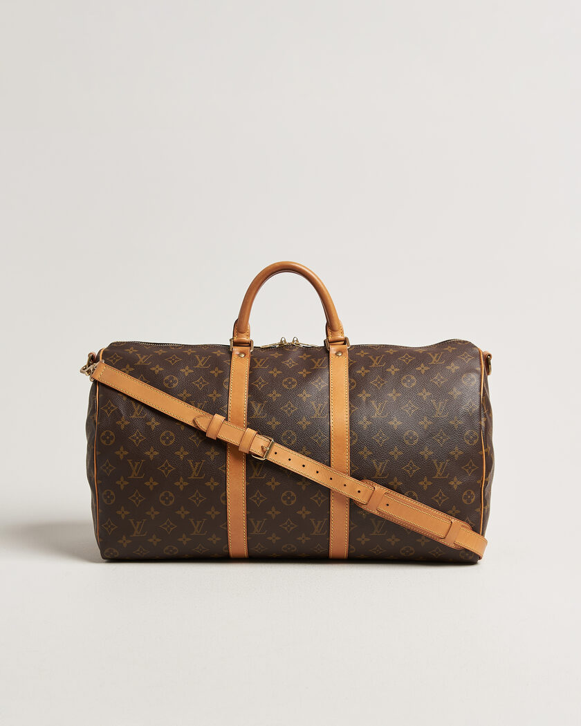 Louis Vuitton Pre-Owned Keepall 50 Bandoulière Monogram – Brun