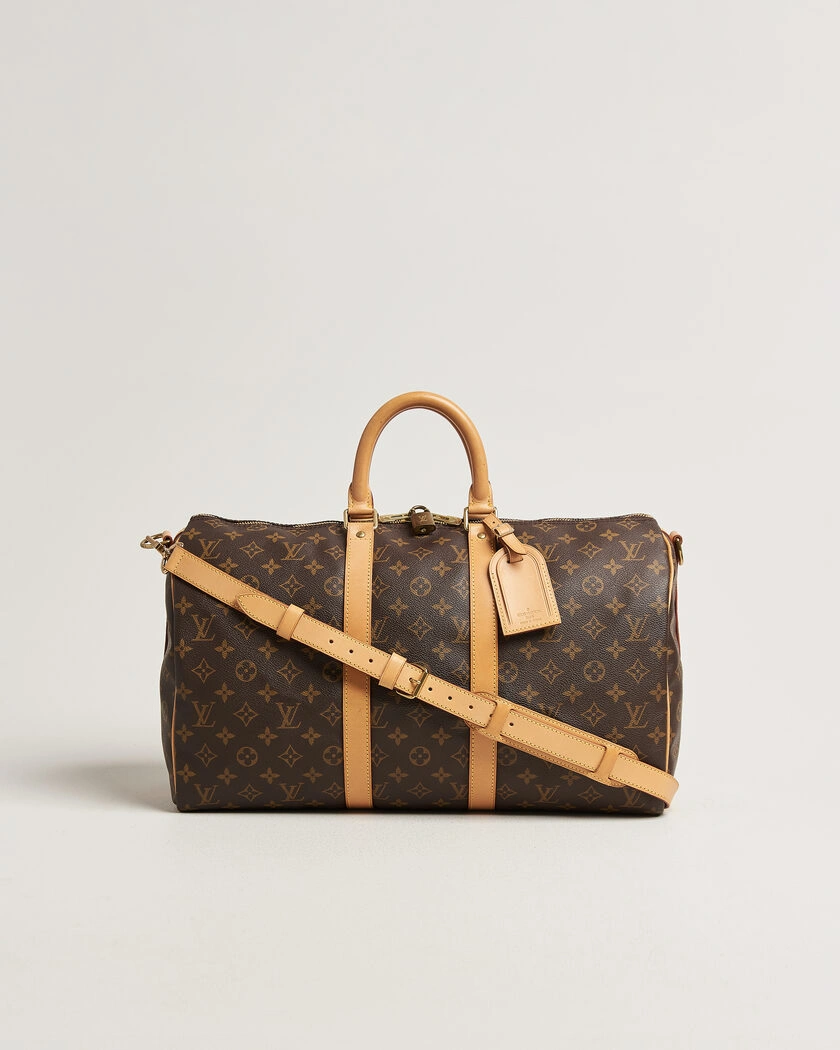 Louis Vuitton Pre-Owned Keepall 45 Bandoulière Monogram – Brun