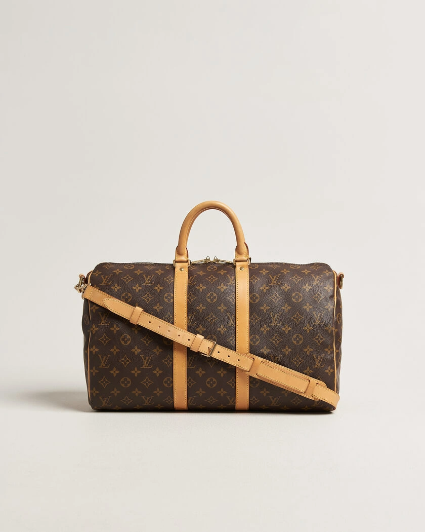 Louis Vuitton Pre-Owned Keepall 45 Bandoulière Monogram – Brun