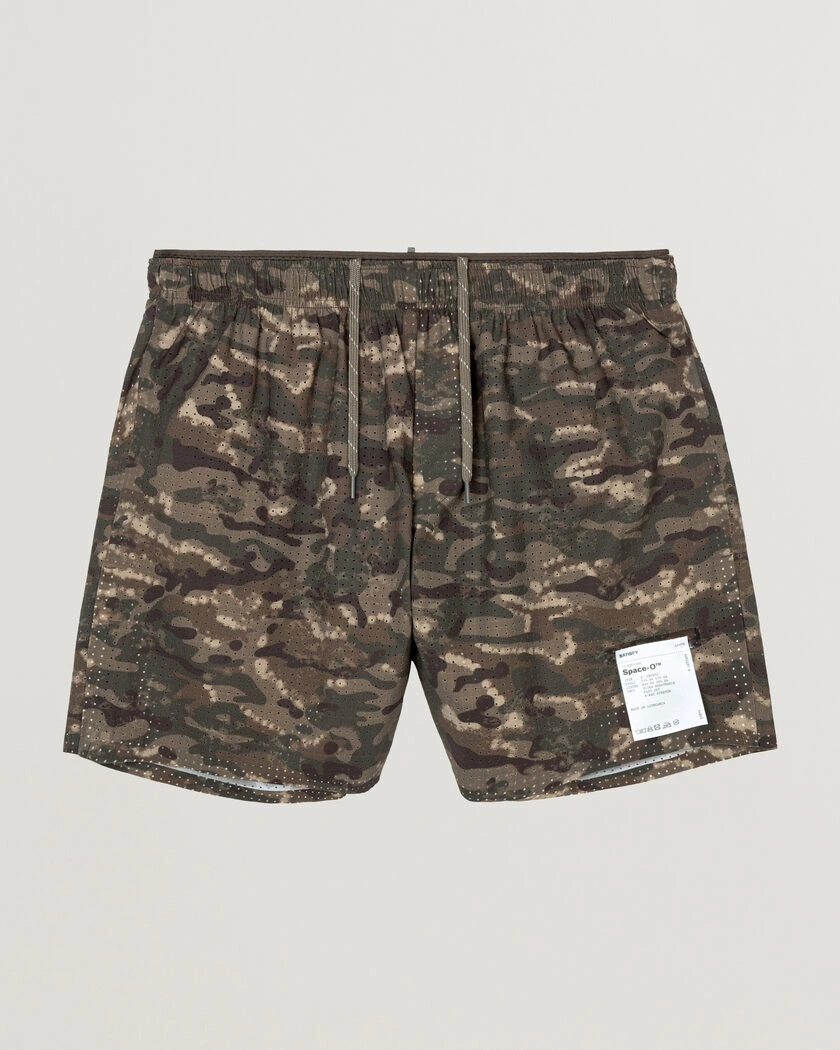 Satisfy Space-O 5 Inch Shorts Overland Trek Camo – Flerfärgad
