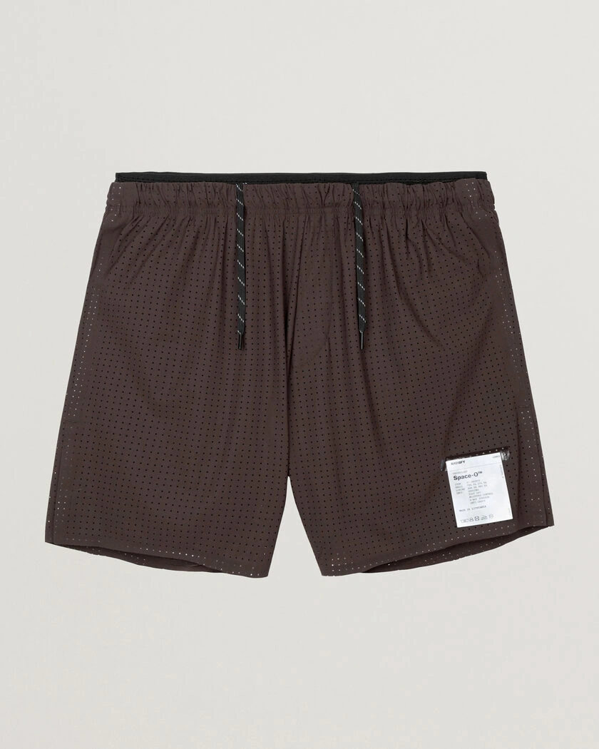 Satisfy Space-O 5 Inch Shorts Deep Mahogany – Brun