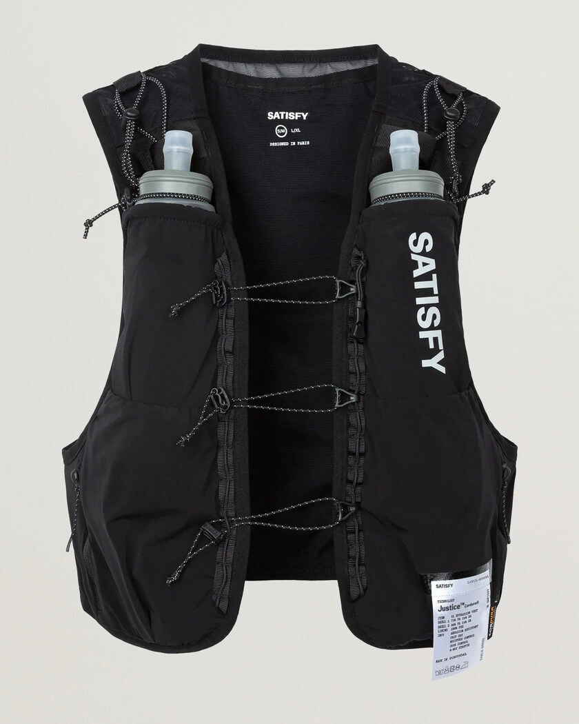 Satisfy TechSilk Drift Cordura 5L Hydration Vest Black – Svart