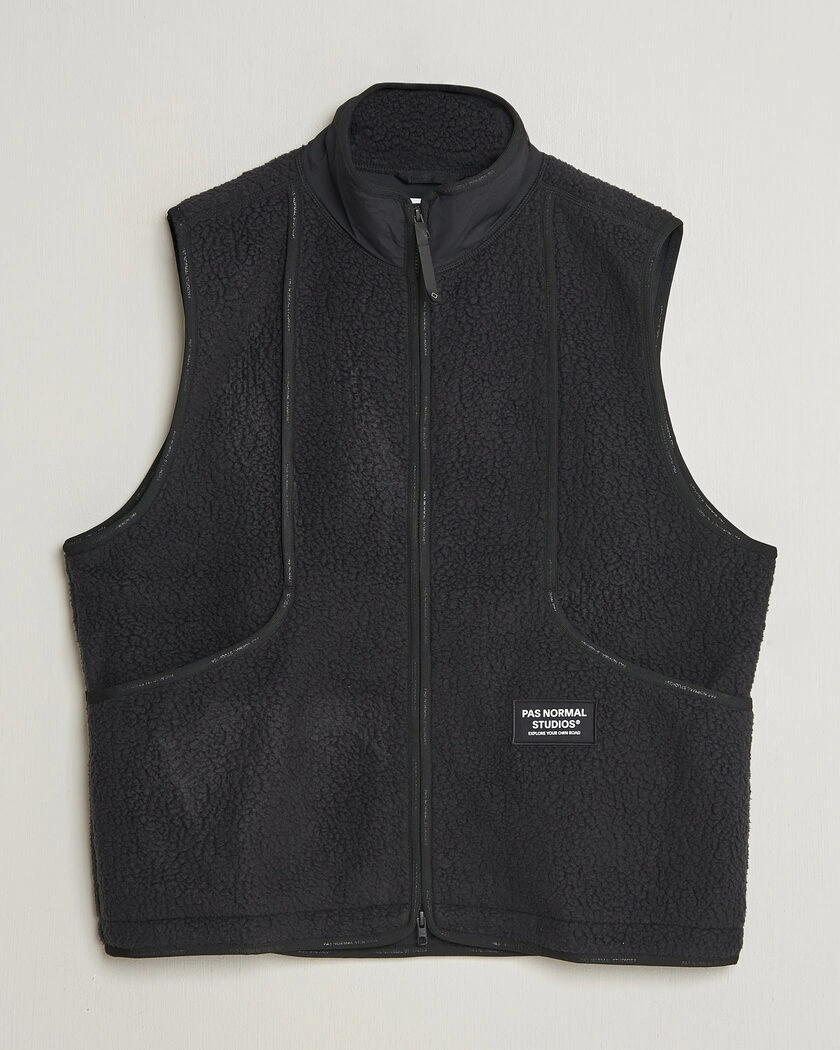 Pas Normal Studios Off-Race Pile Fleece Black – Svart