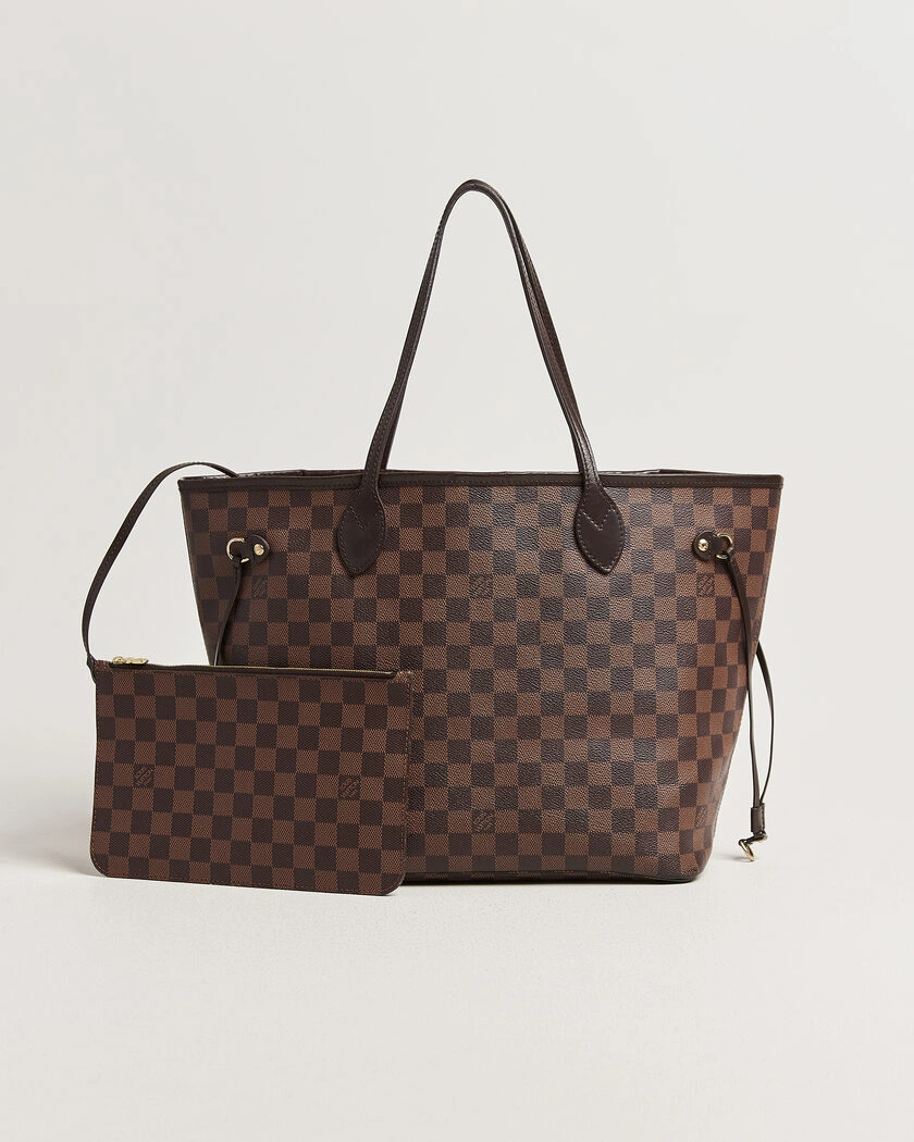 Louis Vuitton Pre-Owned Neverfull MM Damier Ebene – Brun