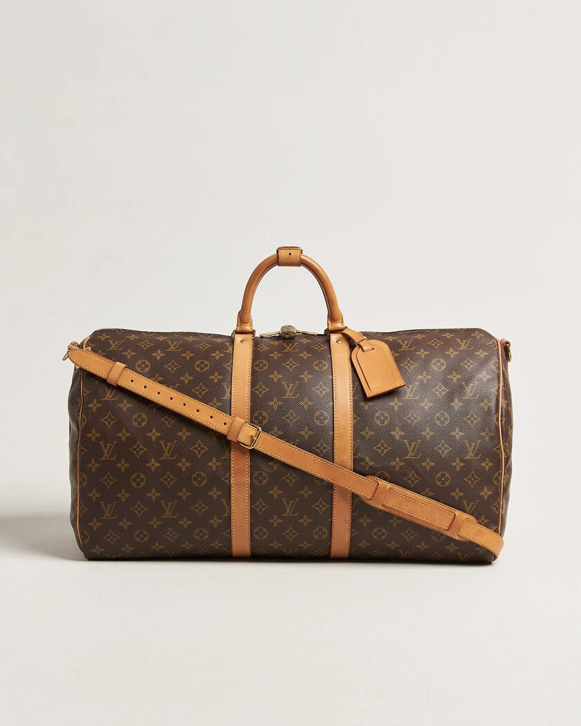 Louis Vuitton Pre-Owned Keepall Bandouliére 55 Monogram – Brun