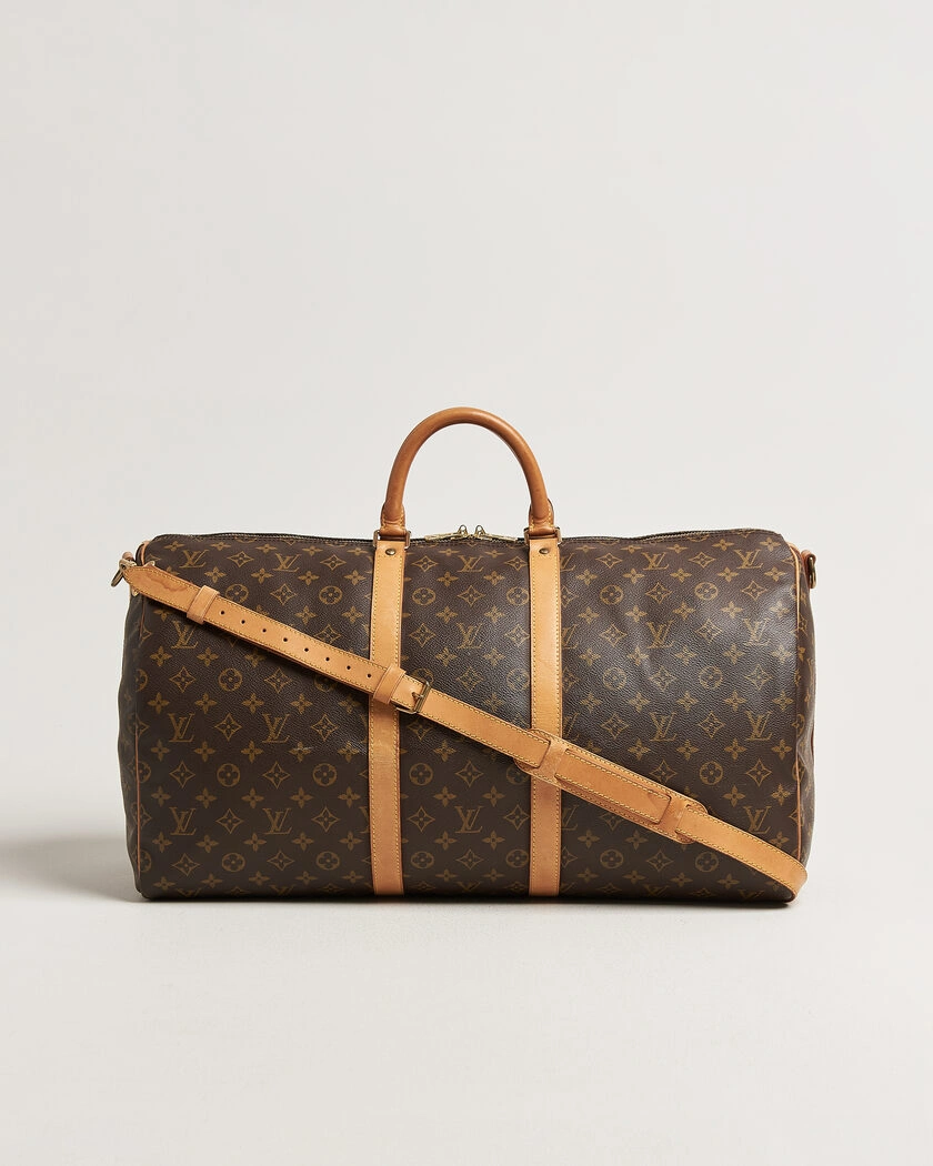 Louis Vuitton Pre-Owned Keepall Bandouliére 55 Monogram – Brun