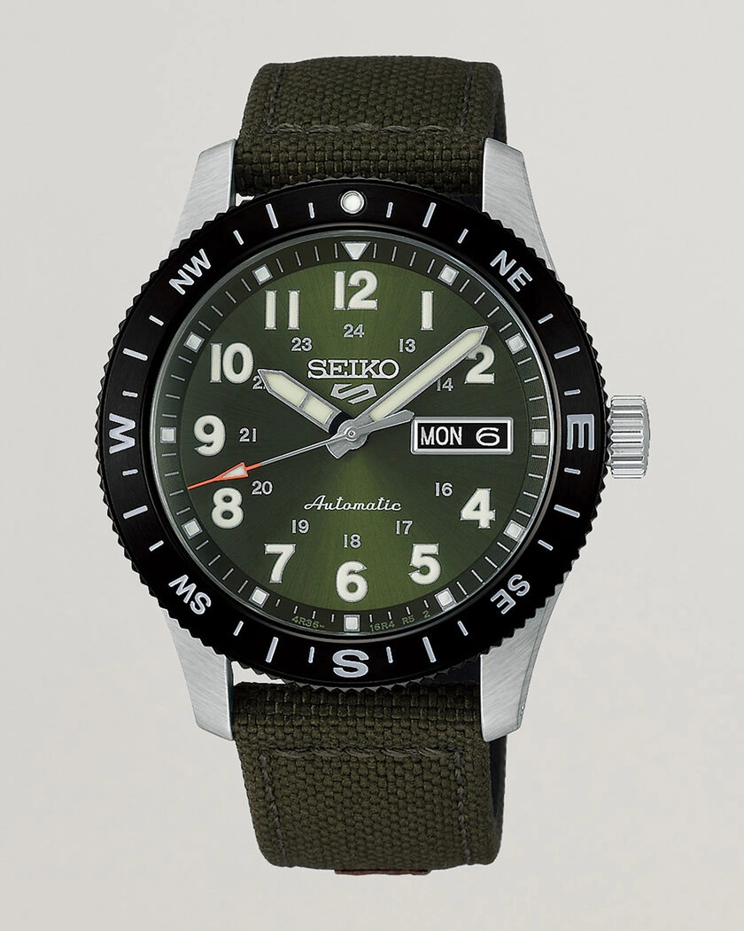 Seiko 5 Sports Automatic Field Watch 41mm Green Dial – Grön