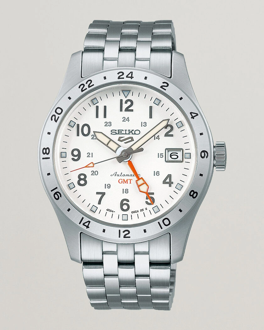 Seiko 5 Sports Automatic GMT 39mm White Dial – Vit