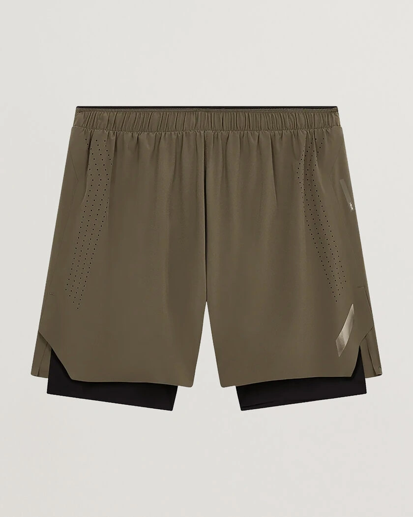 SOAR Running Dual Run Shorts Khaki – Beige