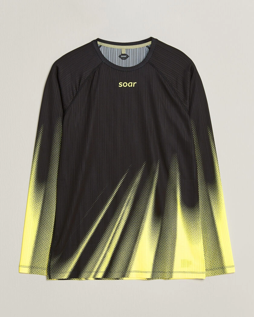 SOAR Running LS Race Base Yellow/Black – Flerfärgad