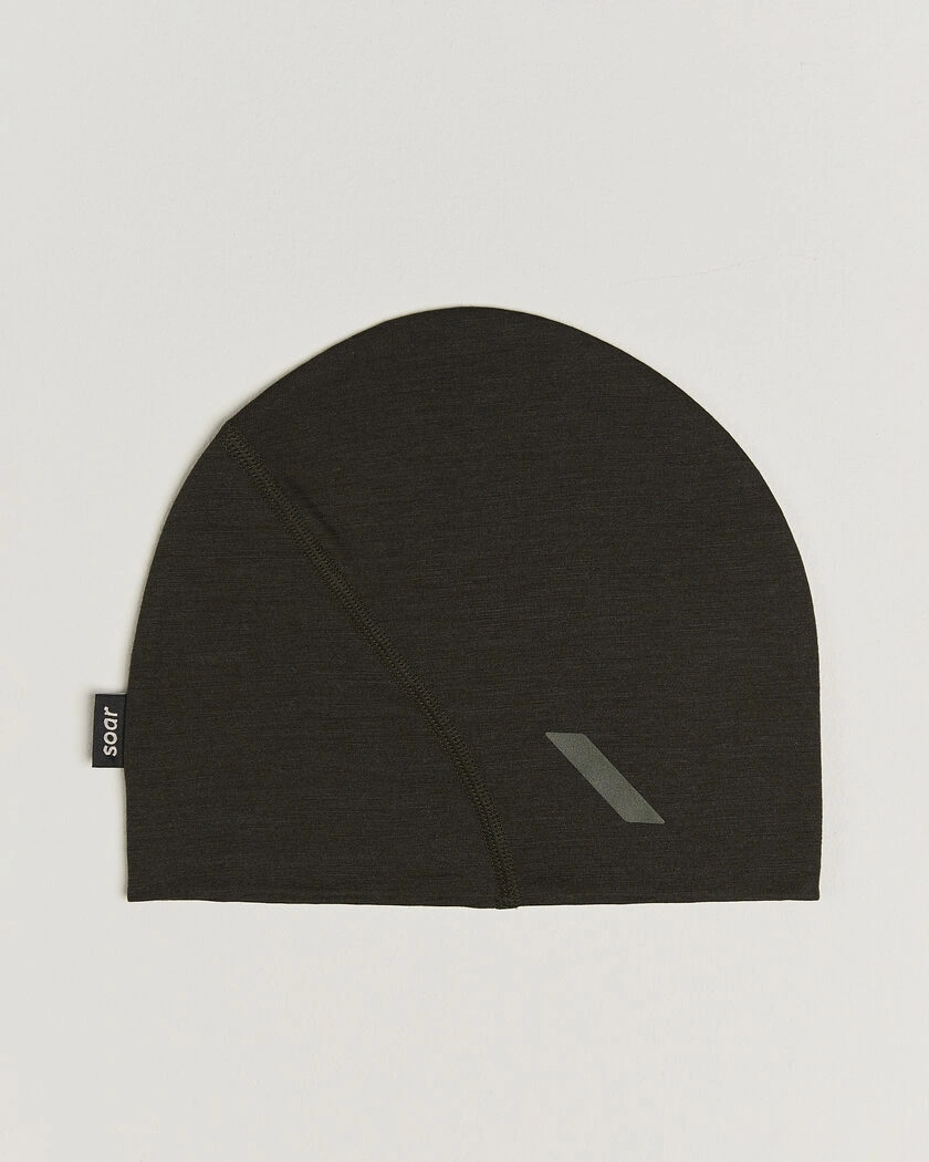 SOAR Running Merino/Silk Beanie Forest – Grön