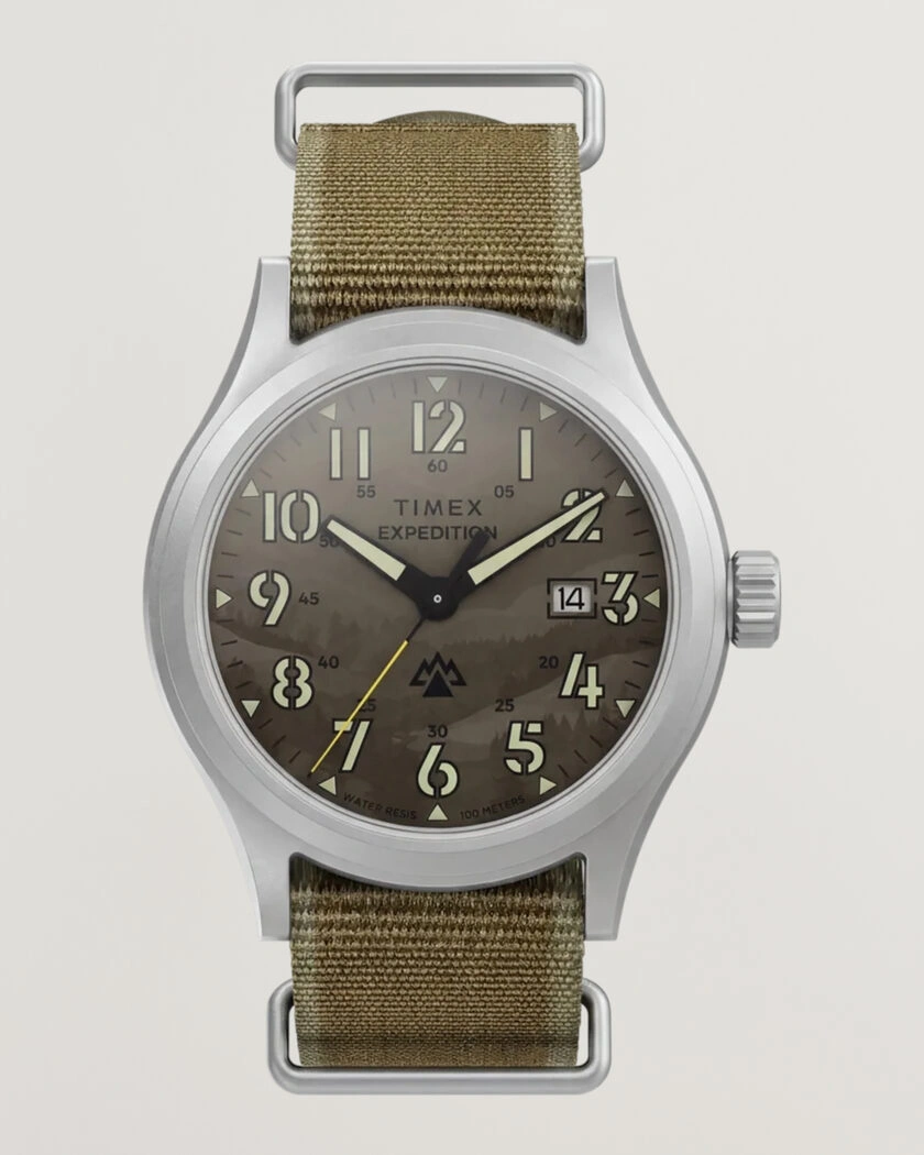 Timex Expedition Sierra Fabric Strap 40mm Khaki Camo Dial – Brun