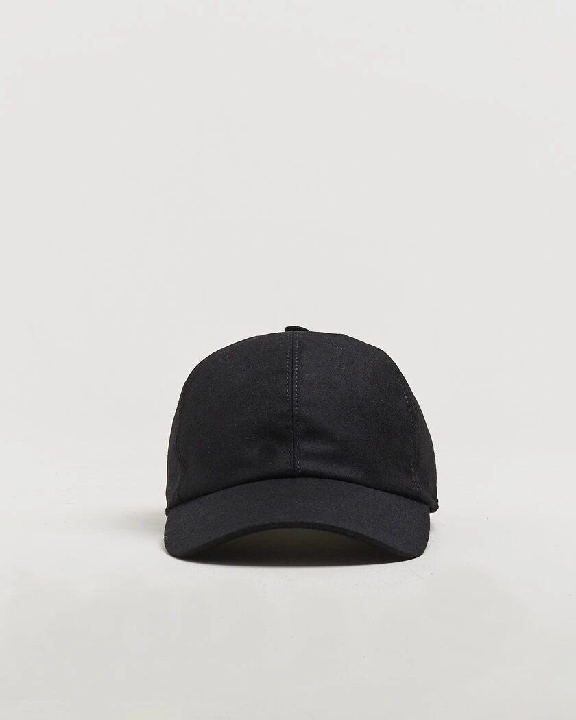 Wigéns Wool/Cashmere Baseball Cap Black – Svart
