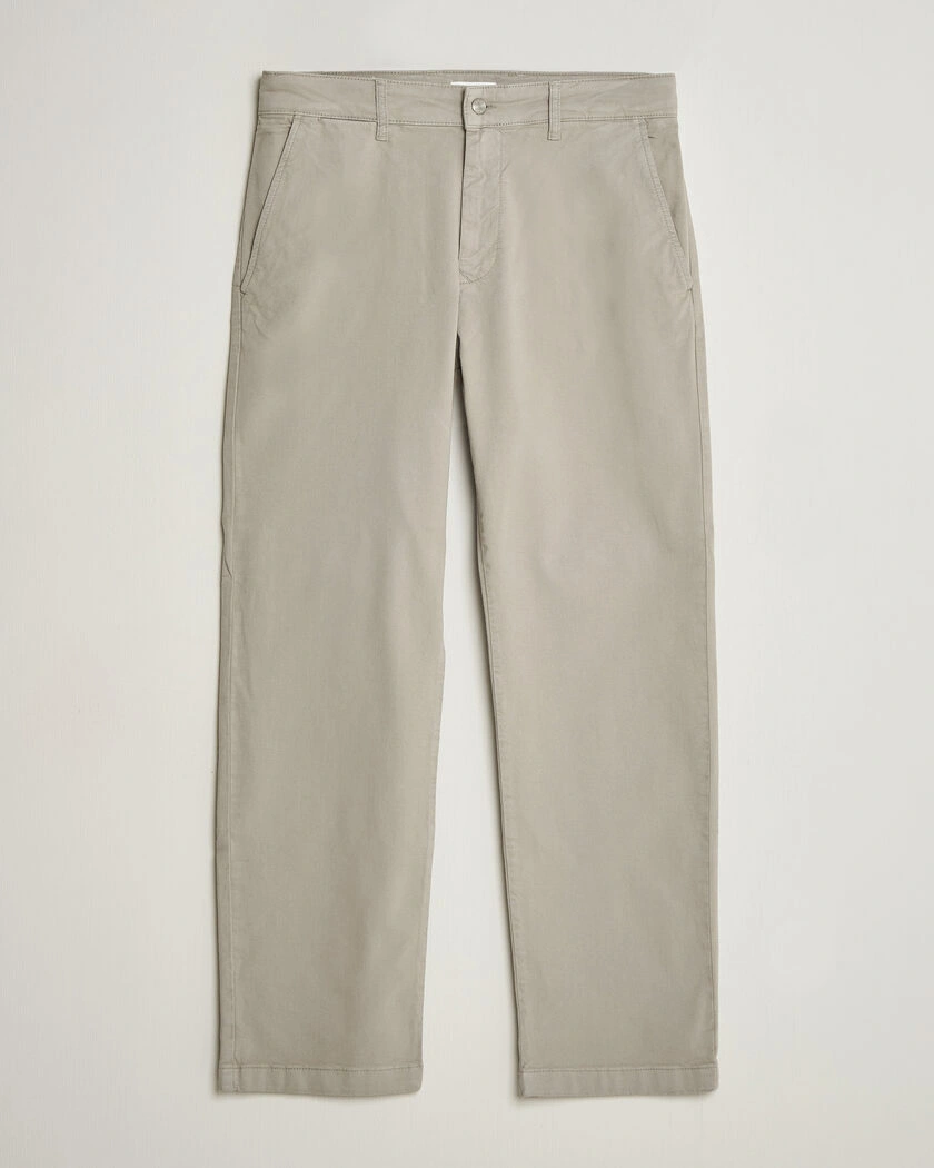 NN07 Aden Regular Fit Chinos Light Grey – Grå