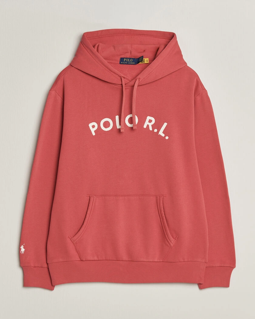 Polo Ralph Lauren Cotton Chest Logo Hood Nantucket Red – Röd