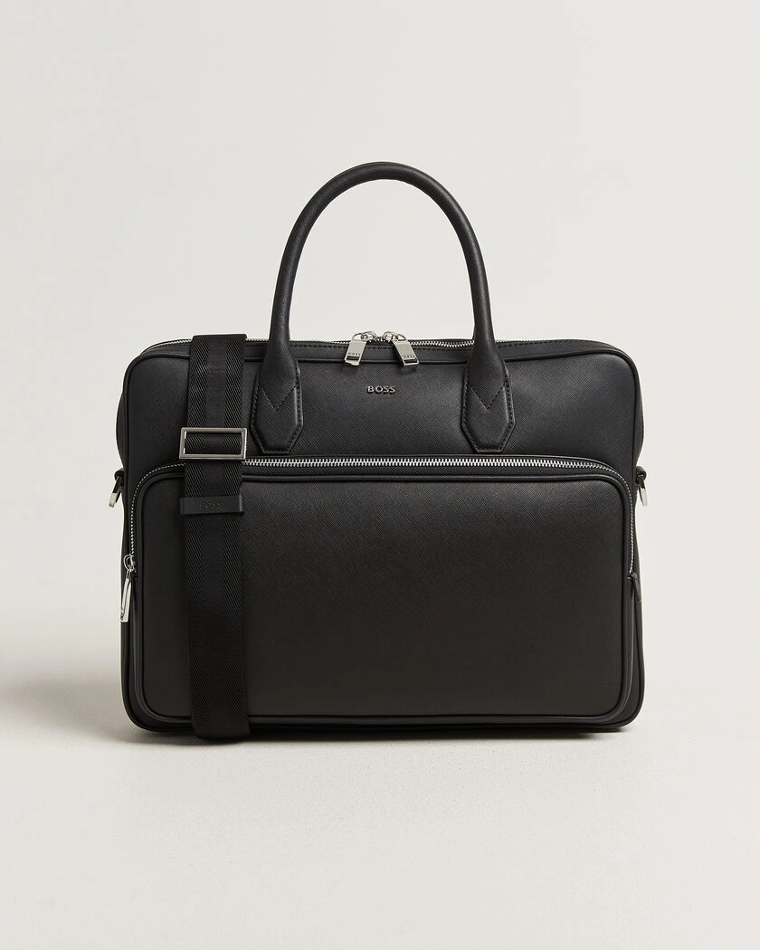 BOSS BLACK Northon Slim Document Case Black – Svart
