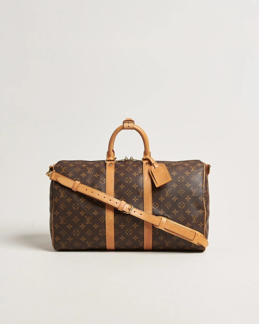 Louis Vuitton Pre-Owned Keepall 45 Bandoulière Monogram – Brun