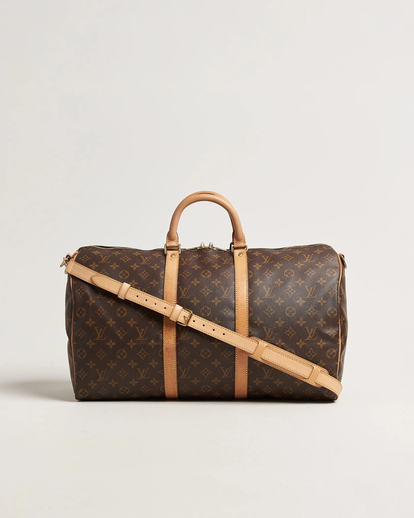 Louis Vuitton Pre-Owned Keepall 50 Bandoulière Monogram – Brun