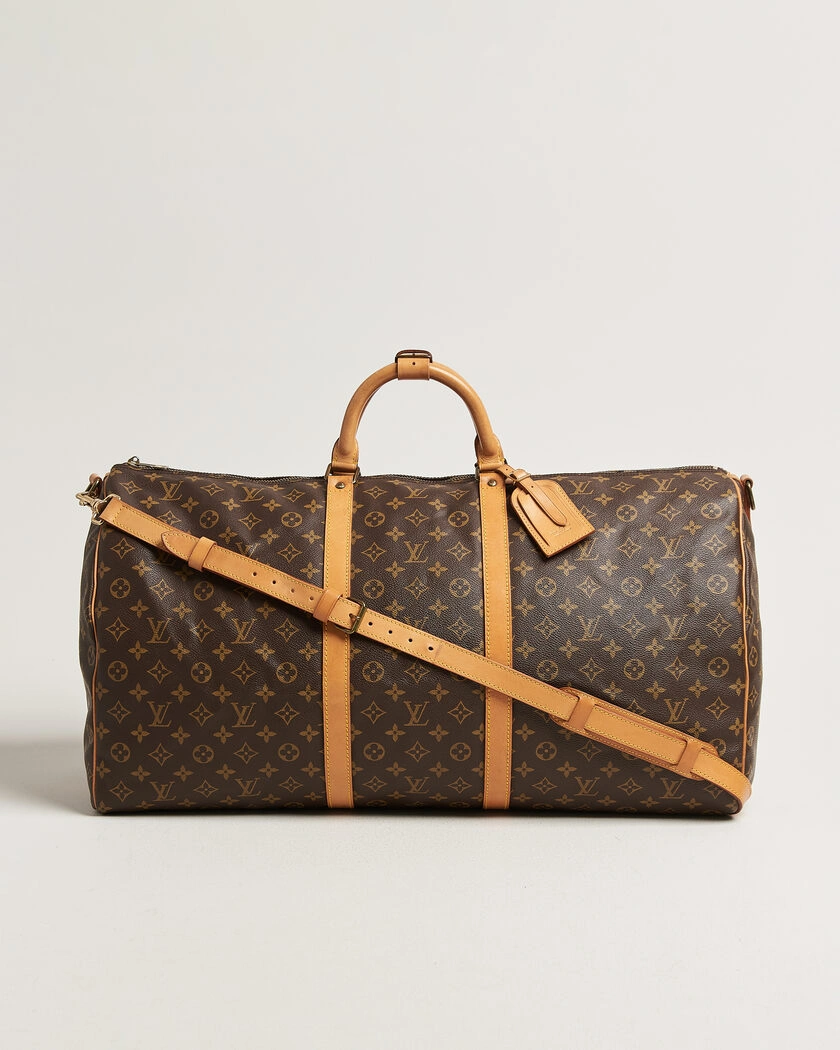 Louis Vuitton Pre-Owned Keepall 60 Bandoulière Monogram – Brun