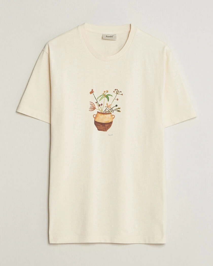 Forét Vase T-Shirt Cloud – Vit