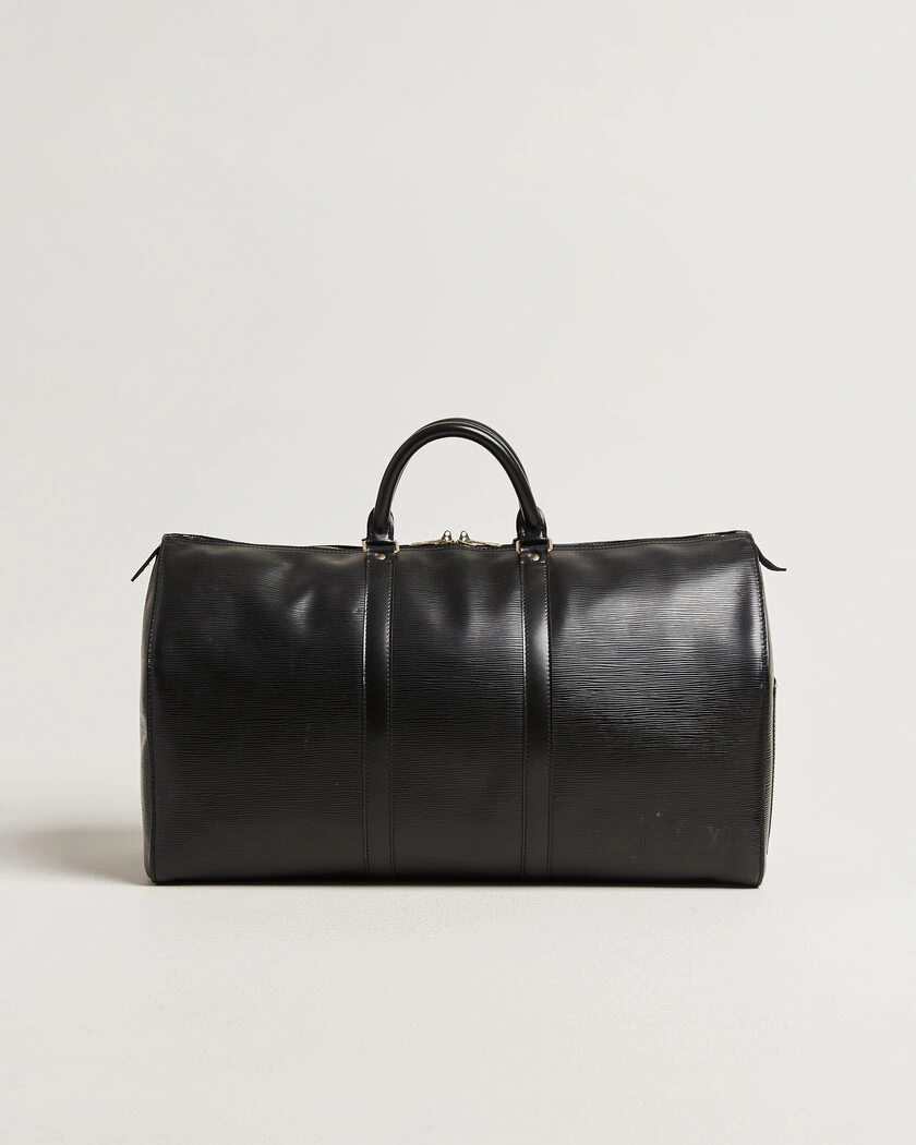 Louis Vuitton Pre-Owned Keepall Epi Leather 50 Black – Svart