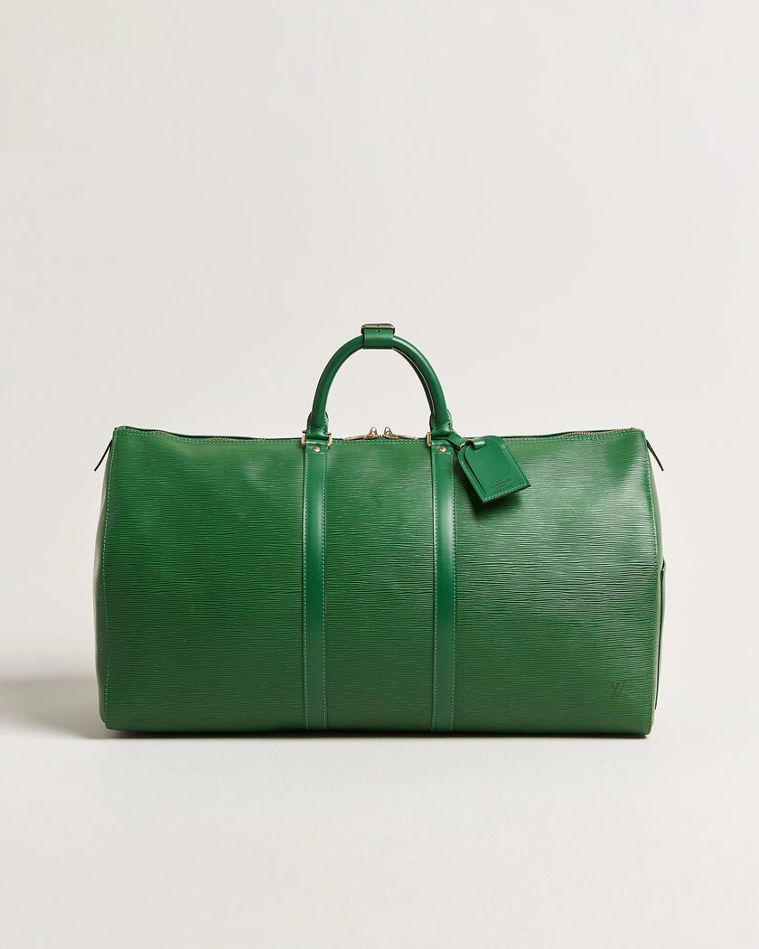 Louis Vuitton Pre-Owned Keepall 55 Epi Leather Green – Grön