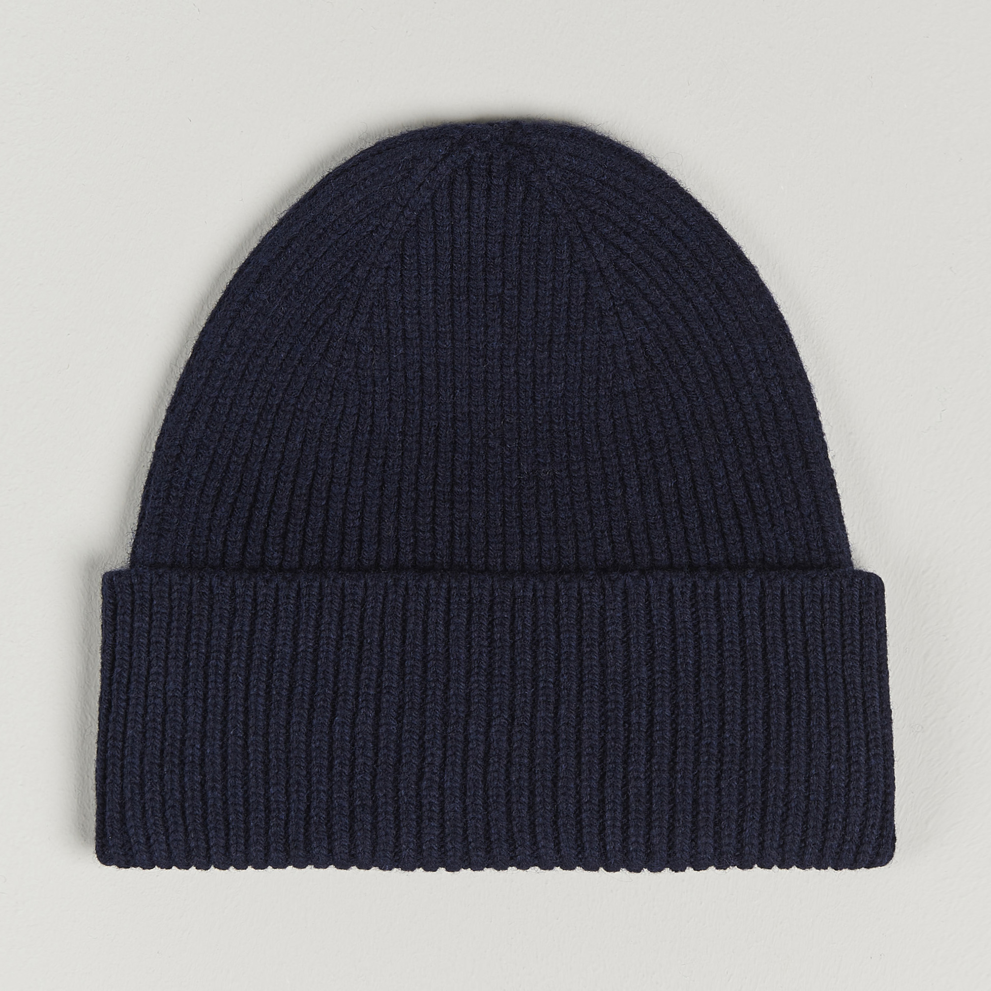 Stetson Men's Merino Wool Beanie - Navy Blue Knit Winter Hat, One Size Fits Most