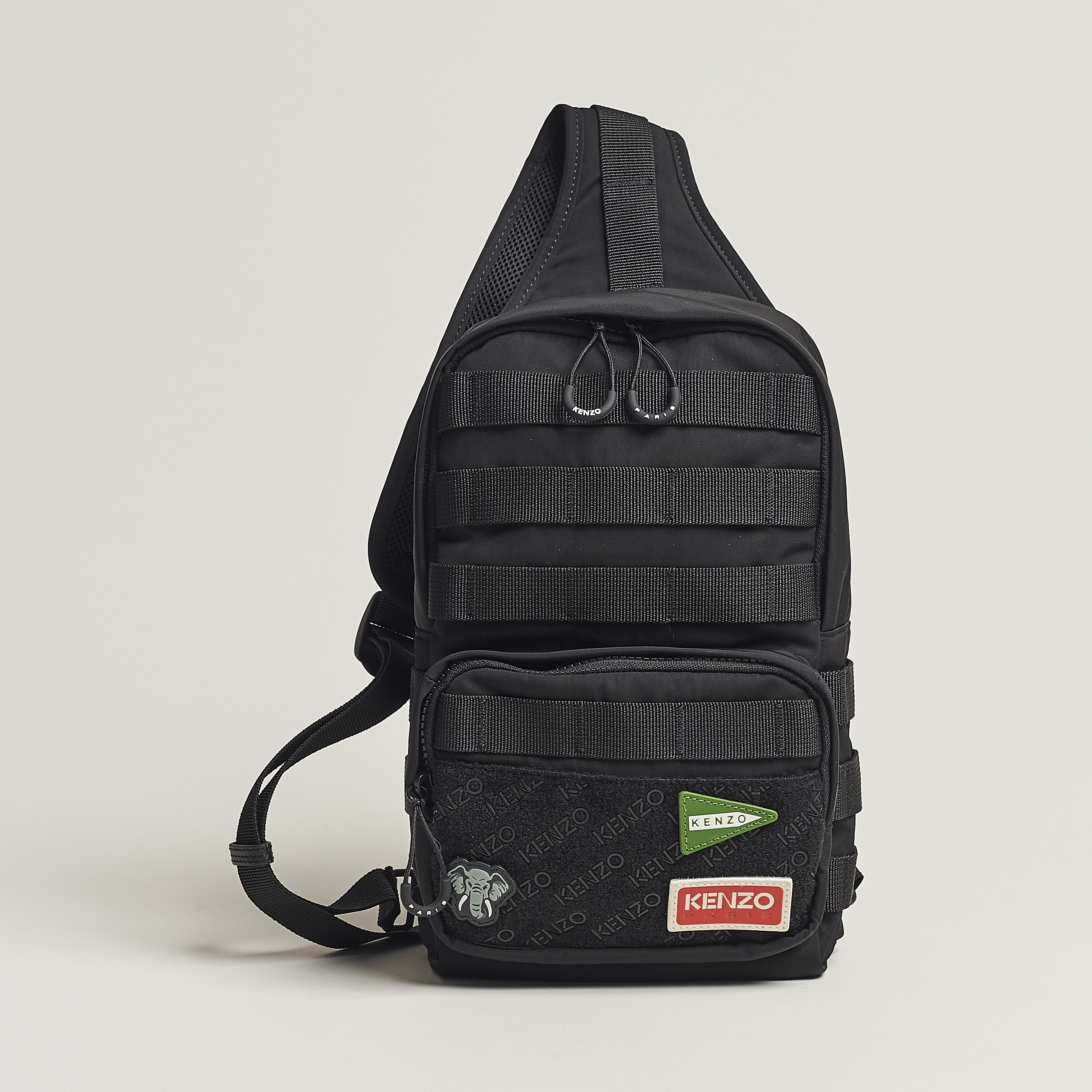 KENZO One Shoulder Backpack Black Herr Care of Carl