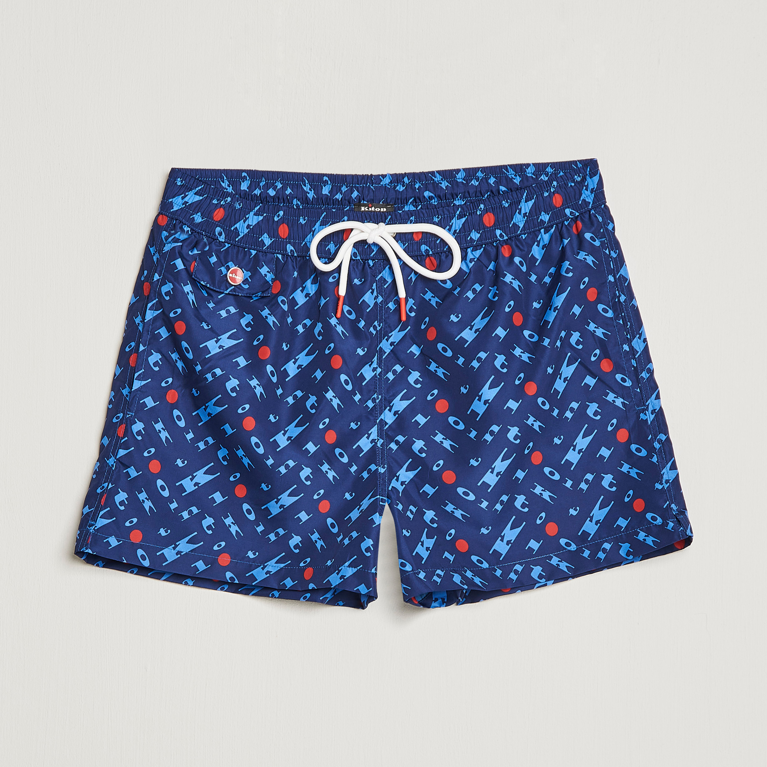 Koton Herren Badehose Mit Krabben-Print – Drawstring, Mit Tasche, Größe M, 100% Polyester