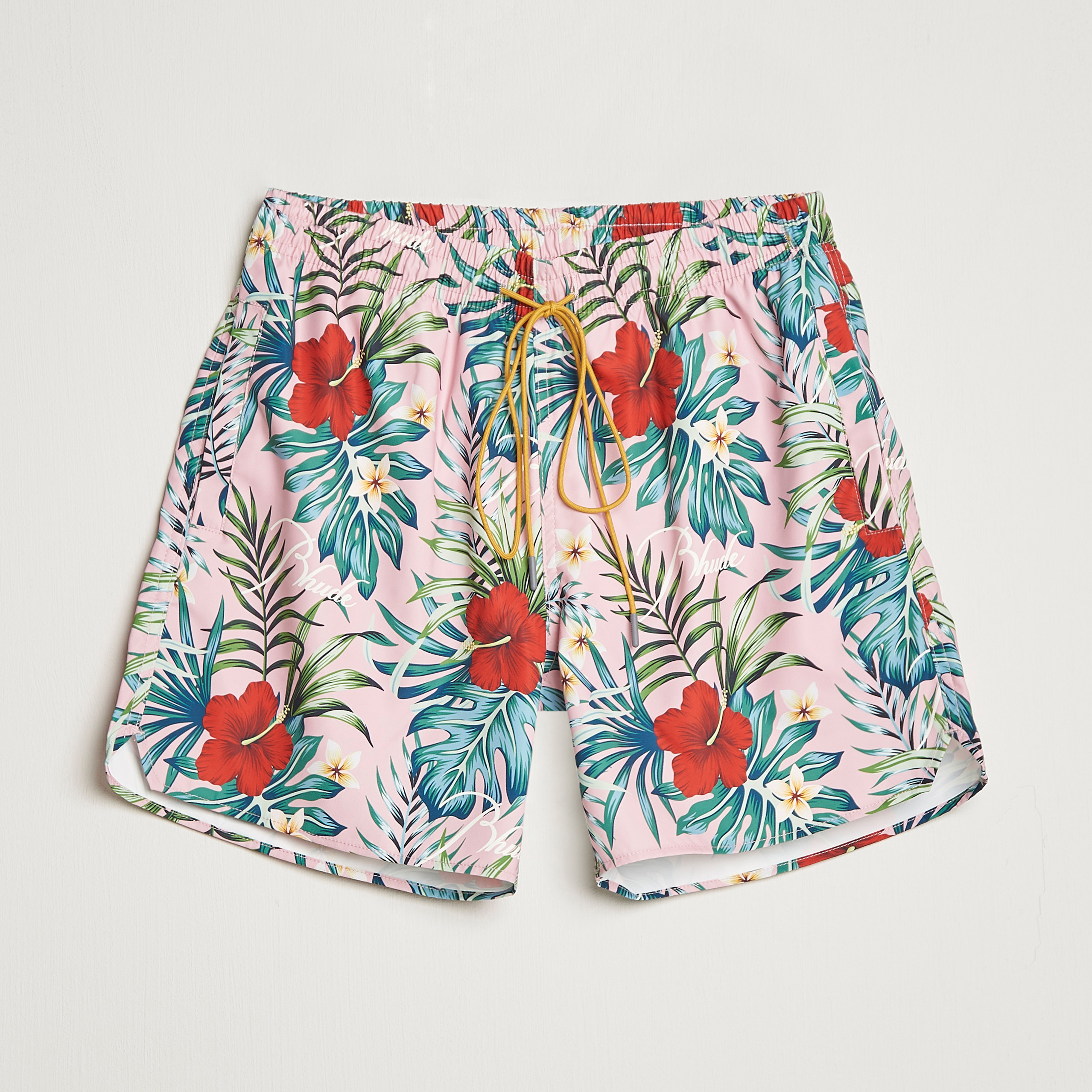 Rhude Hawaiian Swim Trunks Muave Multi Herr Care of Carl