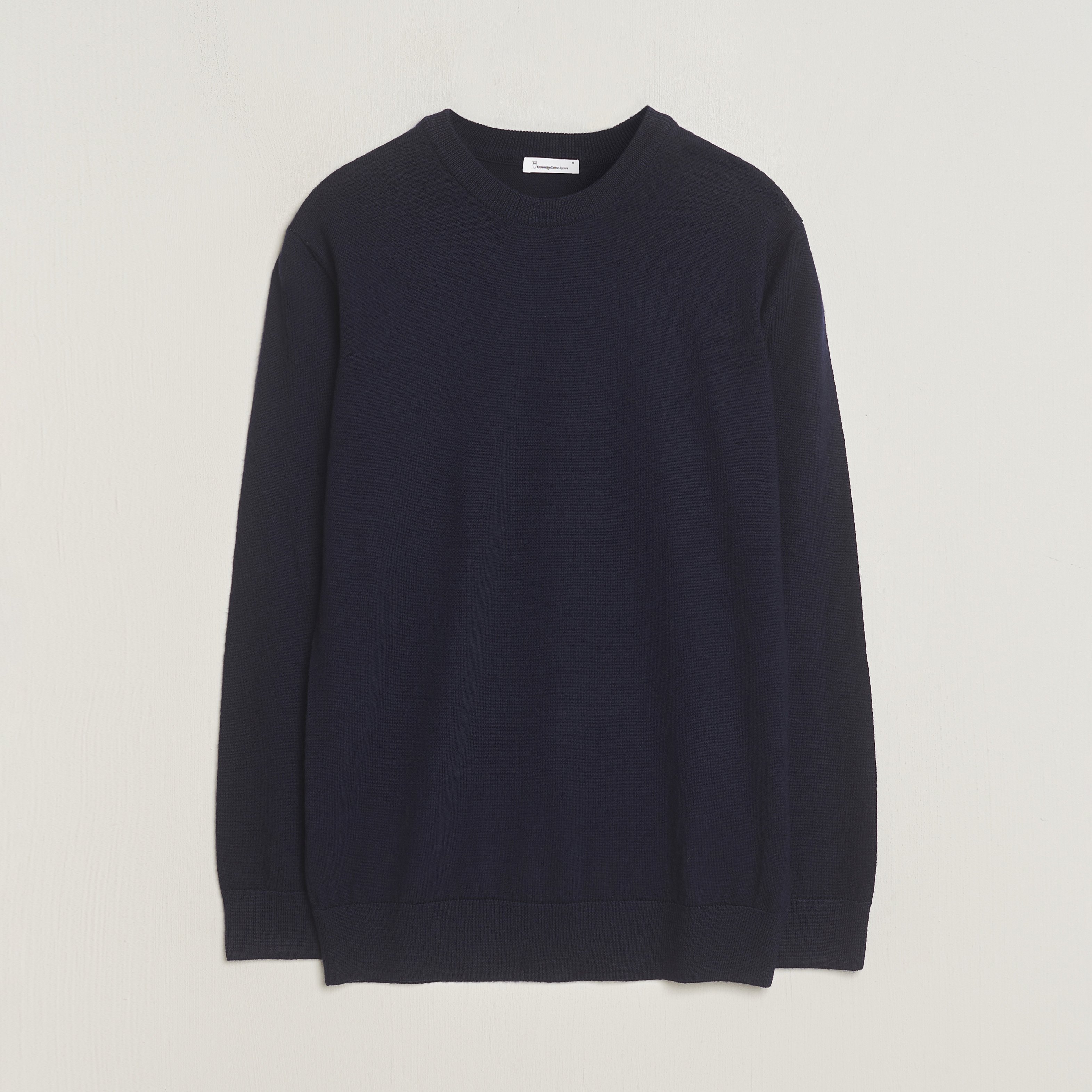 Bubble knit core crew neck - Total Eclipse