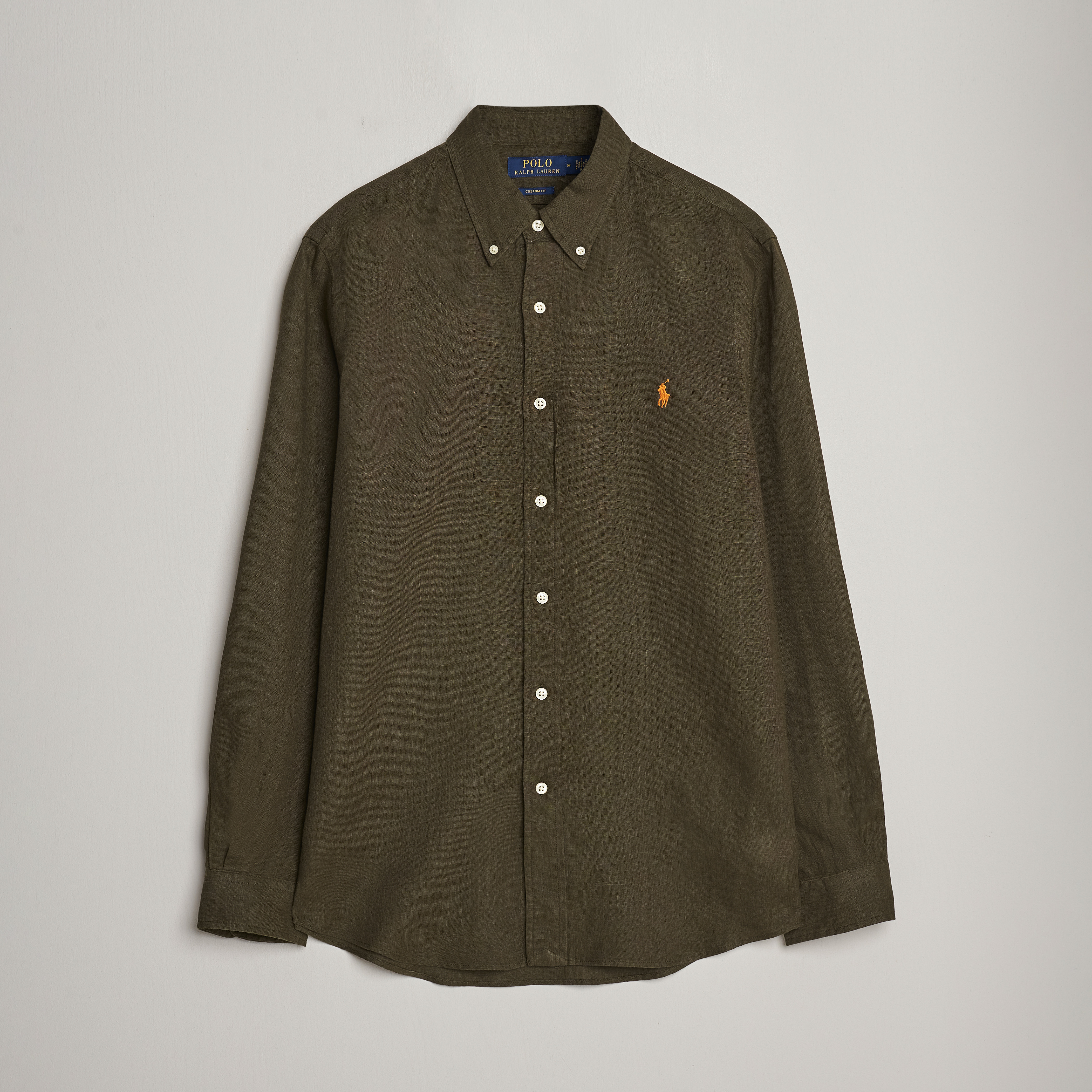 Armadillo Ralph Polo Ralph Lauren Custom Fit Linen Button Down Armadillo | Herr - Care of C