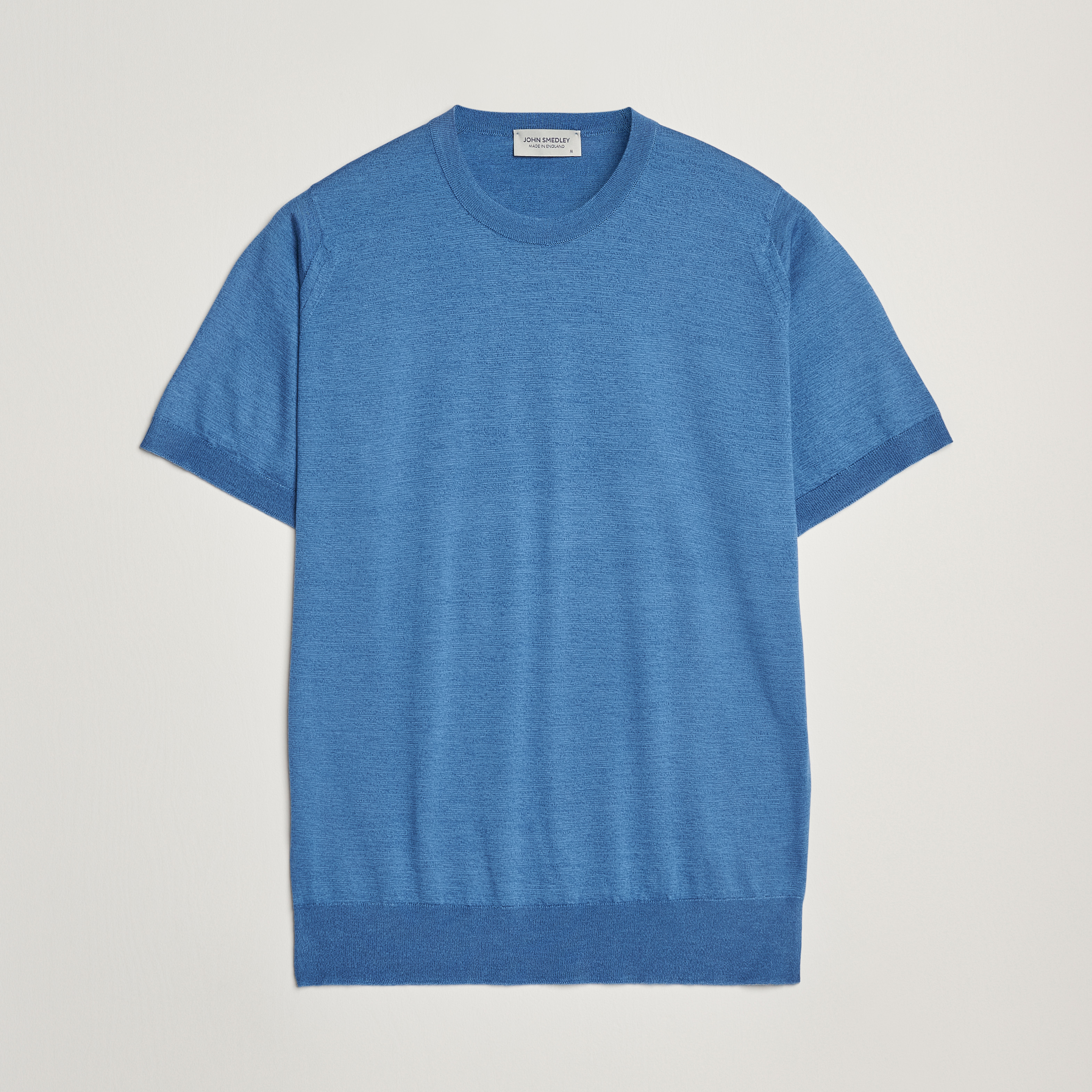 Ladies Cotton John Smedley T-Shirt Cloud