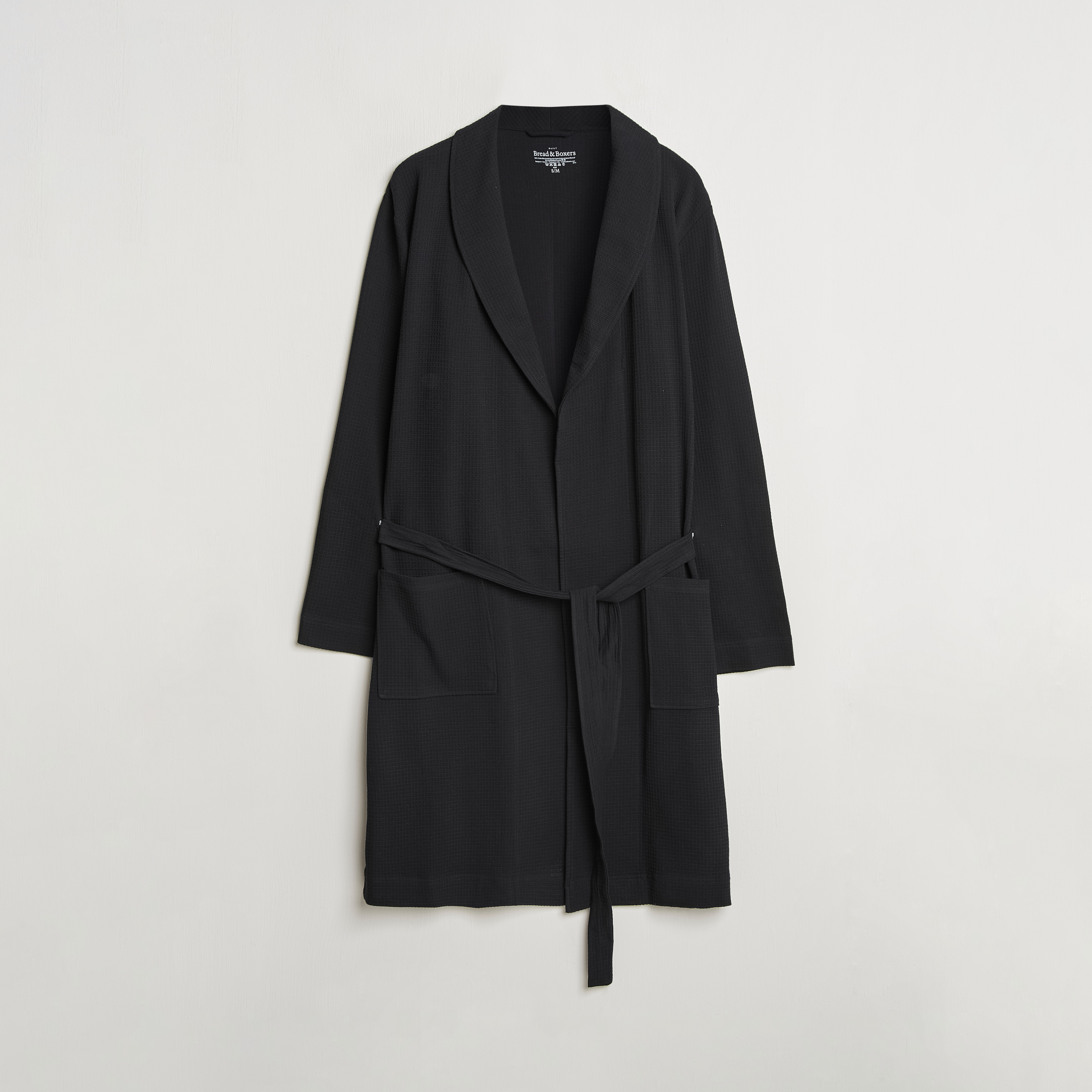 Bread Robe Bread & Boxers Waffle Robe Black | Herr - Care of Carl
