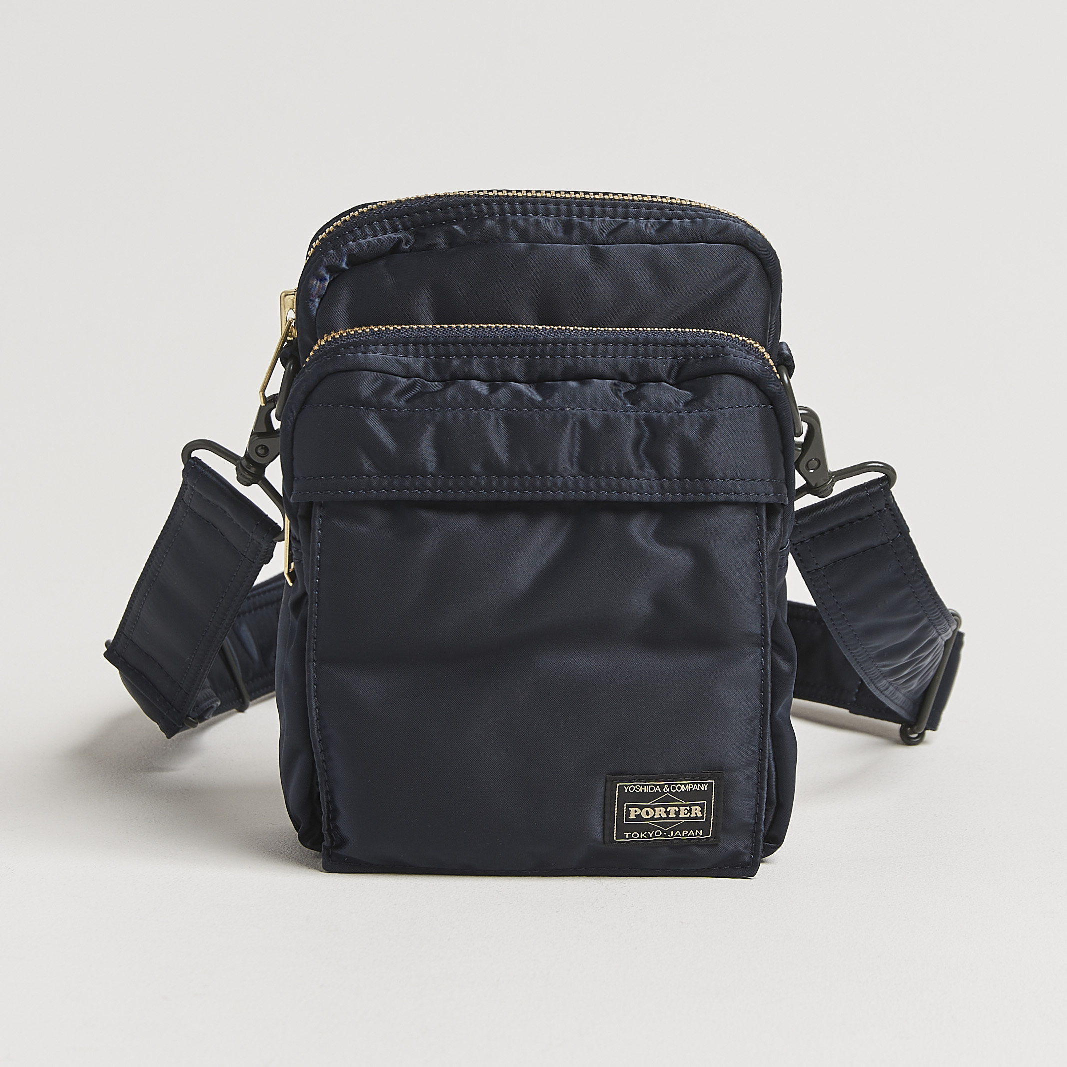 Made In Japan Nylon Bag Porter Yoshida FLAT Vertical Shoulder Bag 