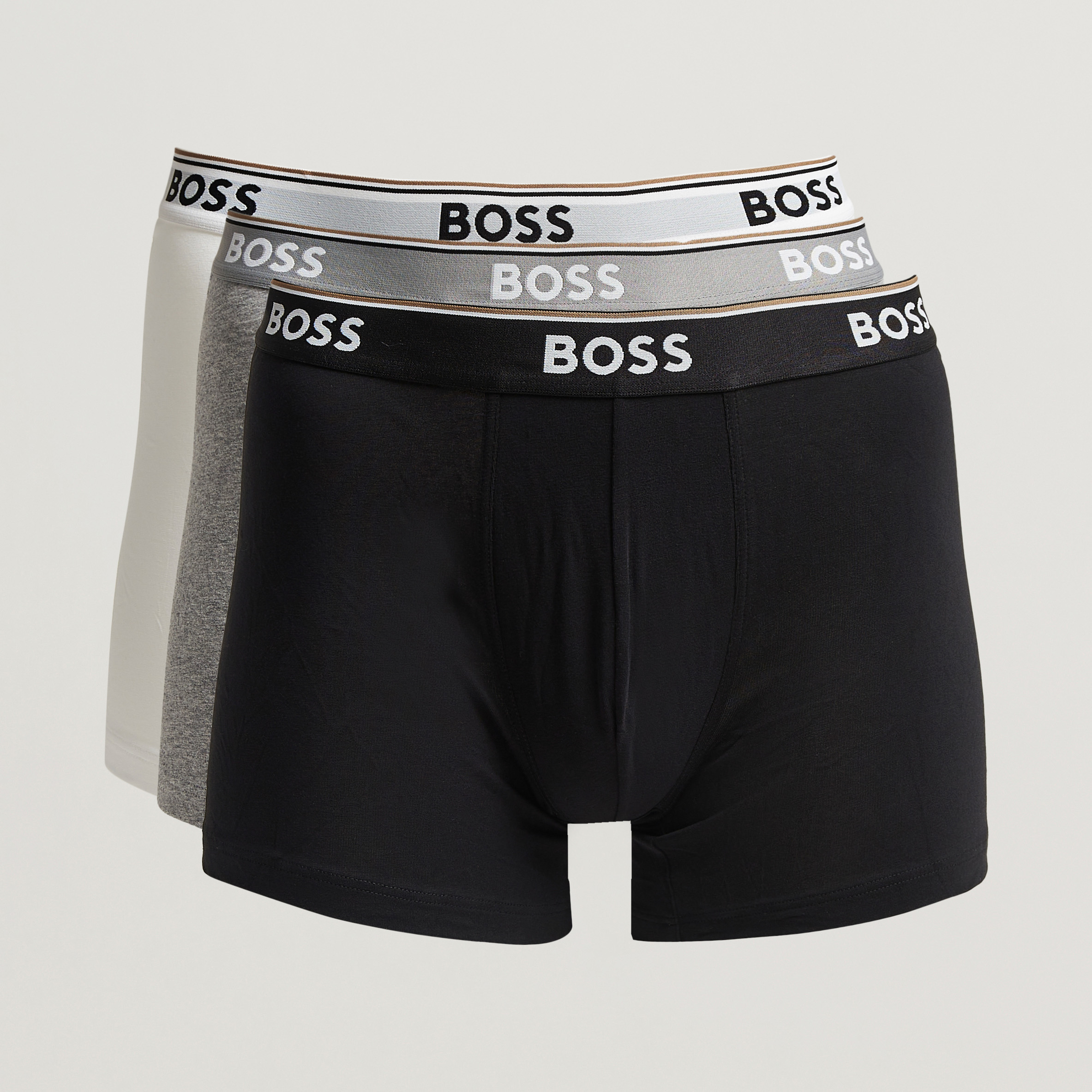 BOSS BLACK 3-Pack Boxer Brief White/Grey/Black | Herr - Care of Carl