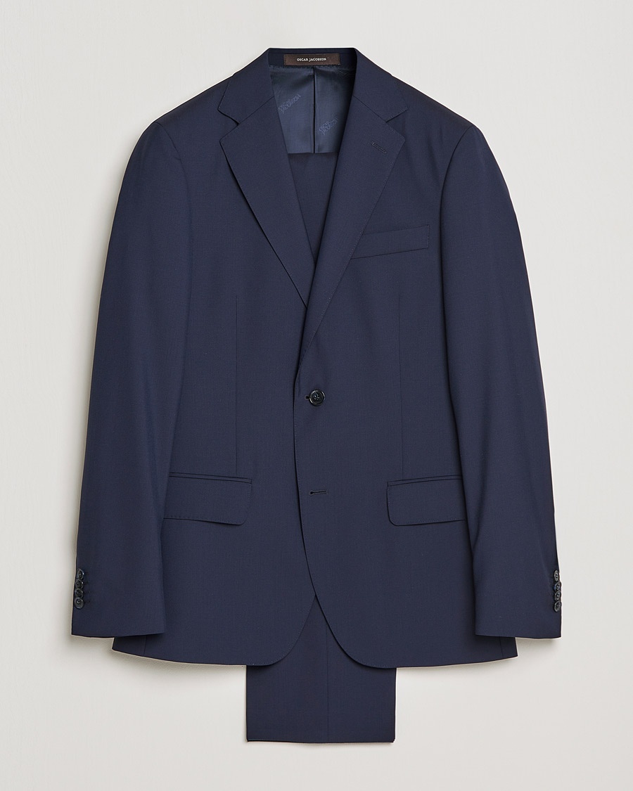 Herr | | Oscar Jacobson | Edmund Suit Super 120's Wool Navy