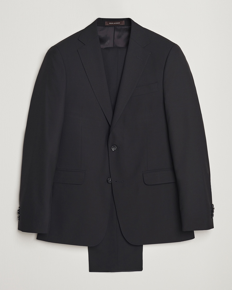 Herr | Fira stilfullt på nyår | Oscar Jacobson | Falk Wool Suit Black