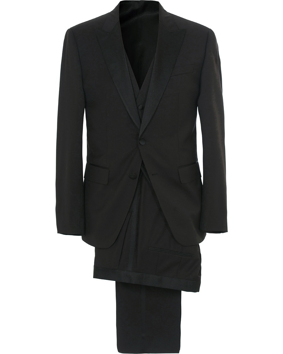 BOSS Halwod Peak Lapel Tuxedo Black