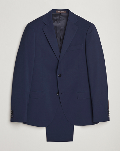 Herr | Kostym | Oscar Jacobson | Edmund Wool Suit Mid Blue