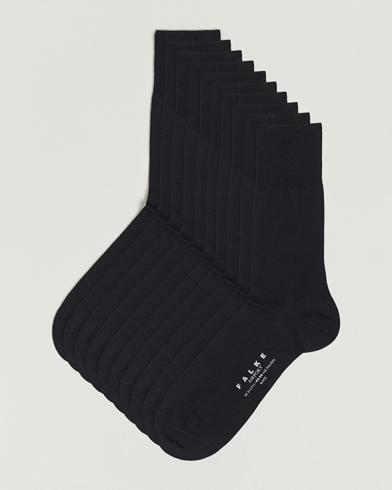 Herr | Vanliga strumpor | Falke | 10-Pack Airport Socks Black