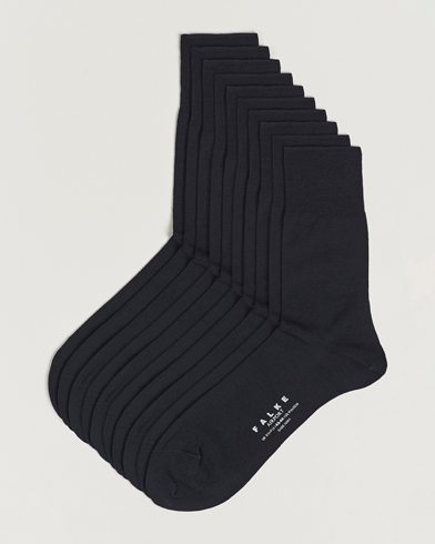 Herr | Vanliga strumpor | Falke | 10-Pack Airport Socks Dark Navy