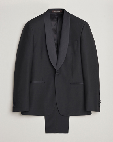 Herr | Kostymer | Oscar Jacobson | Figaro/Denz Wool Tuxedo Suit Black