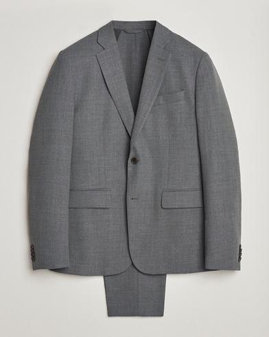 Herr | Kostymer | J.Lindeberg | Hopper Active Hopsack Suit Grey Melange