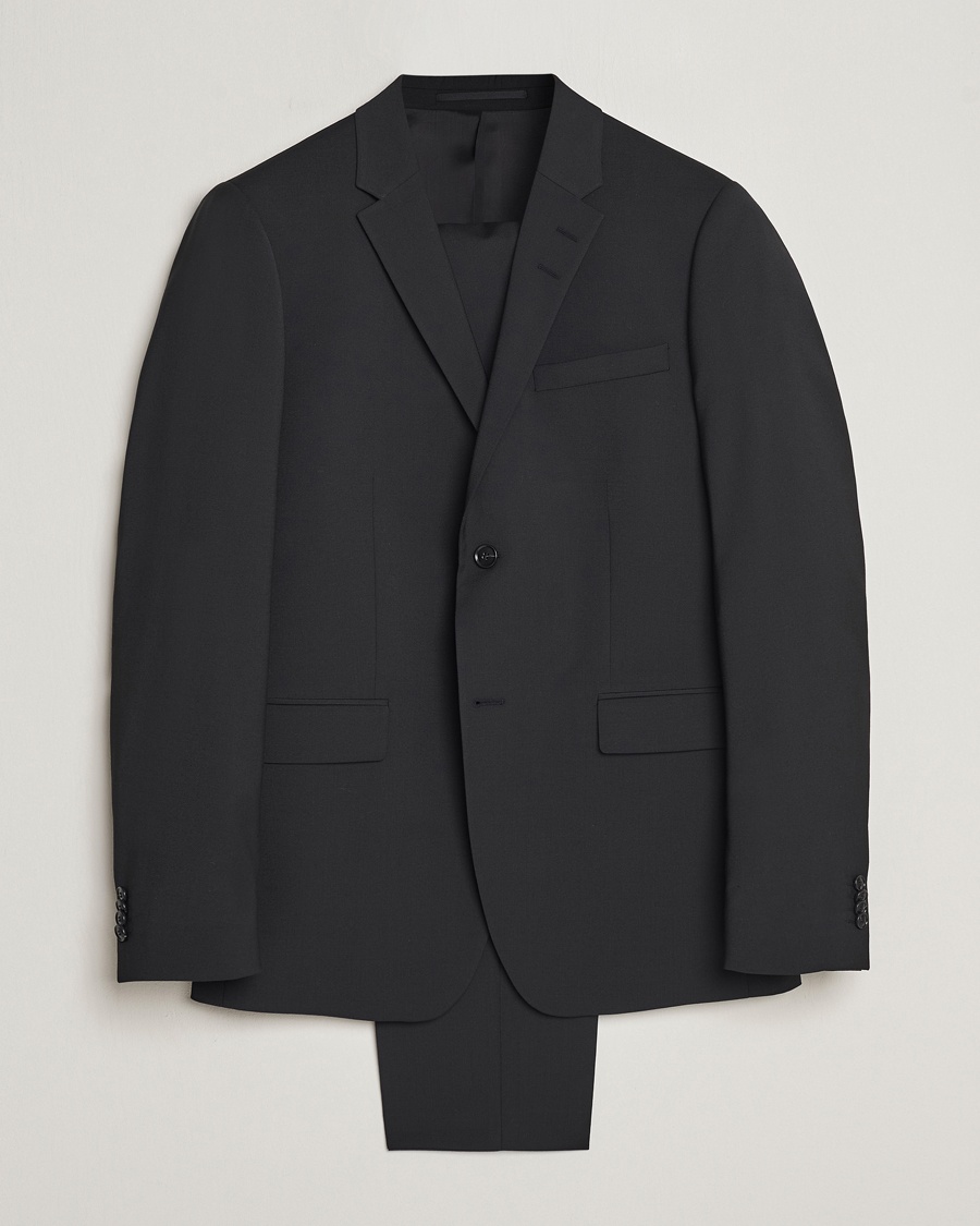 Herr | Kostymer | Tiger of Sweden | Jerretts Wool Travel Suit Black