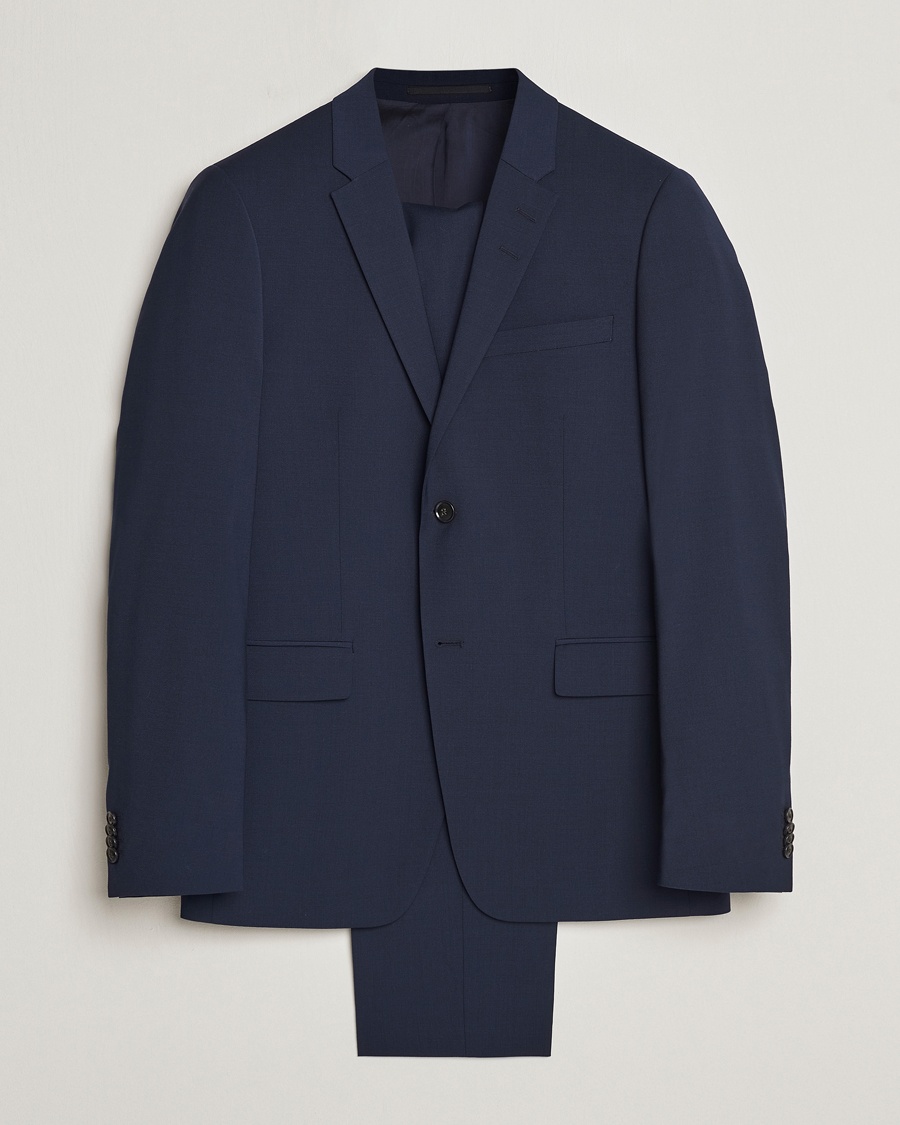 Herr | Personal Classics | Tiger of Sweden | Jerretts Wool Travel Suit Royal Blue