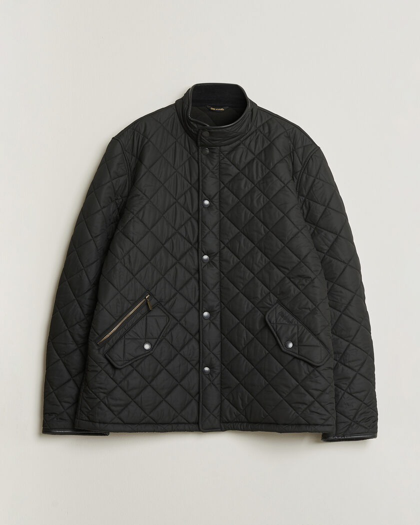 Pre-owned Barbour Lifestyle Powell Quilted Jacket Black XXL – Svart