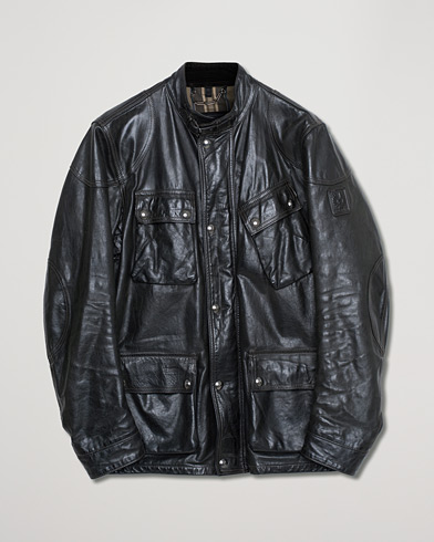 Herr | Pre-owned | Pre-owned | Belstaff Panther Leather Jacket Antique Black